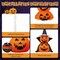 2 Pack 3FT Lighted Jack-O-Lantern Halloween Decorations, Collapsible Pumpkins with 176 Warm LED Lights, Wizard Hats & DIY Capes, Indoor Outdoor Yard Porch Lawn Decor, Foldable & Easy Storage